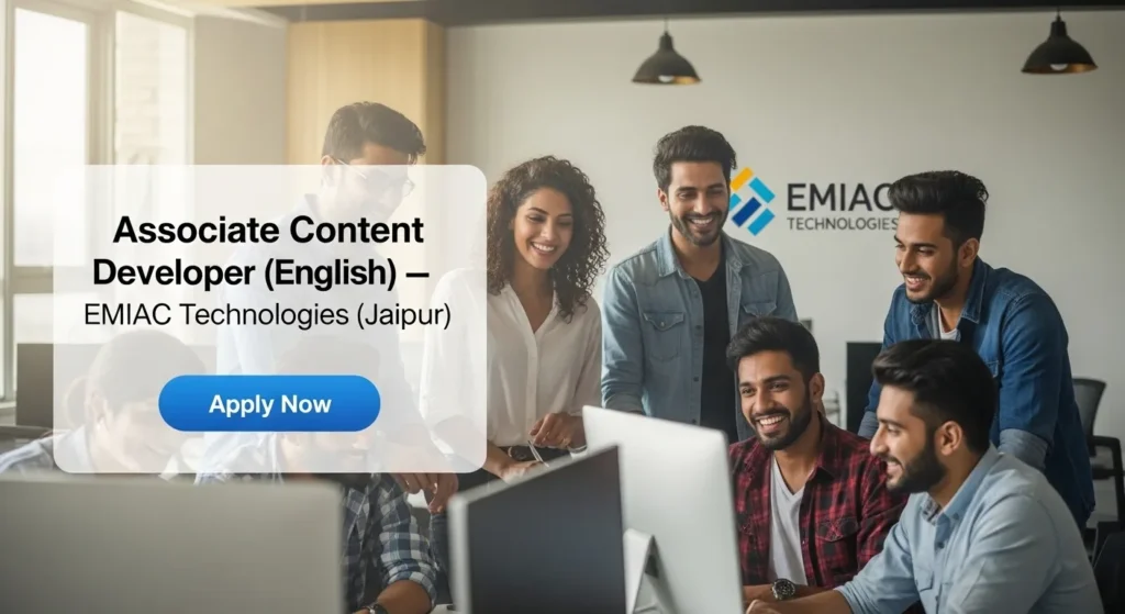 Associate Content Developer (English) — EMIAC Technologies (Jaipur)