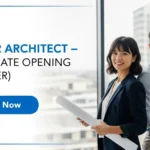 Junior Architect – Immediate Opening (Fresher)