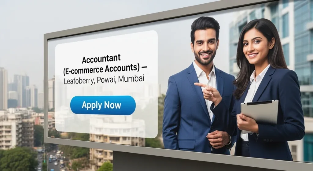Accountant (E-commerce Accounts) — Leafoberryy, Powai, Mumbai