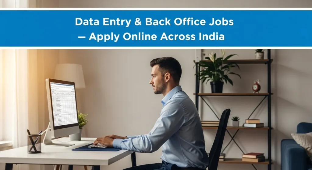 Data Entry & Back Office Jobs — Apply Online Across India