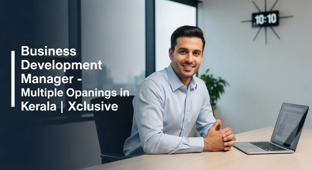 Business Development Manager - Multiple Openings in Kerala | Xclusive