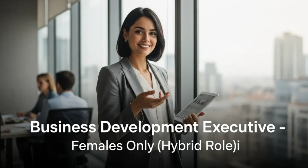 Business Development Executive – Females Only (Hybrid Role)