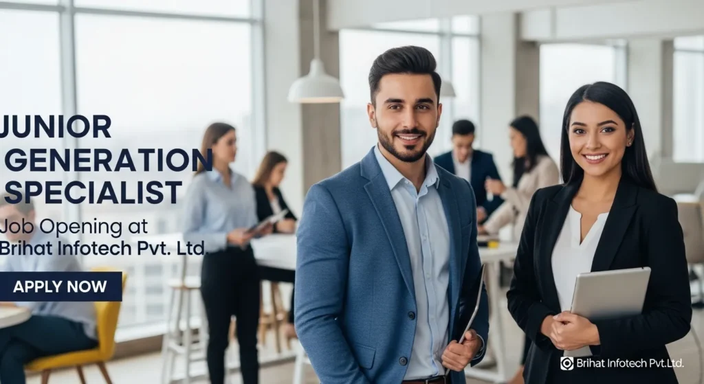 Junior Lead Generation Specialist Job Opening at Brihat Infotech Pvt. Ltd.