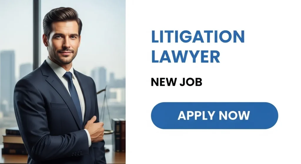 Litigation Lawyer - New Job Apply Now