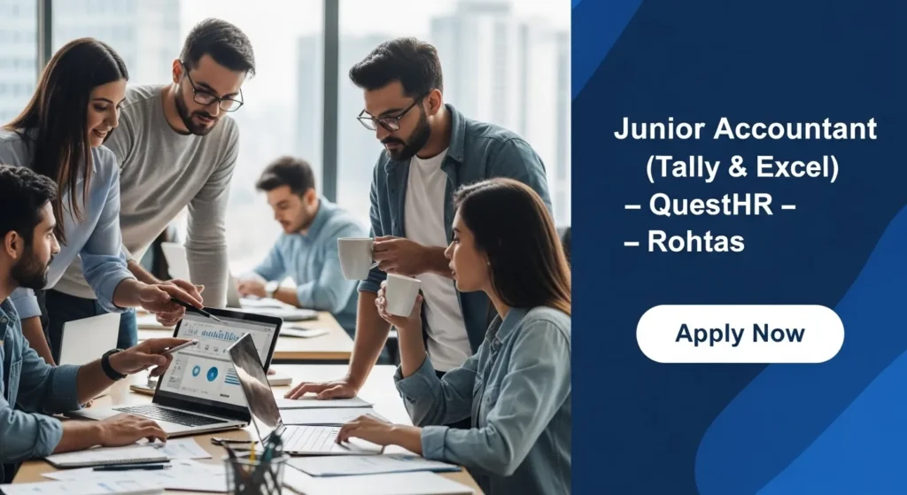 Junior Accountant (Tally & Excel) — QuestHR — Rohtas