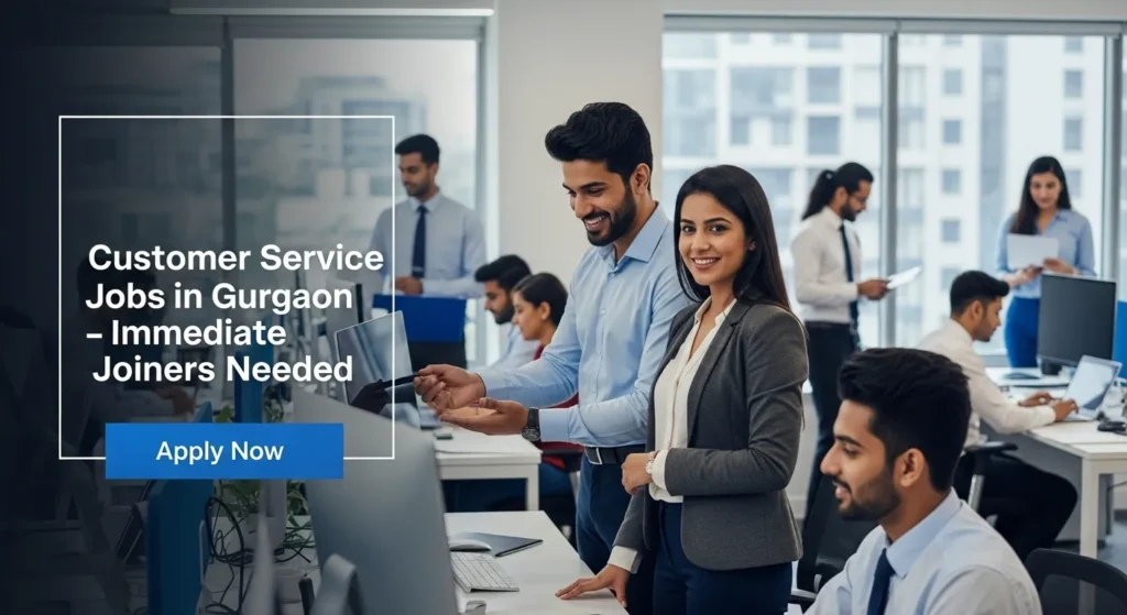Customer Service Jobs in Gurgaon – Immediate Joiners Needed