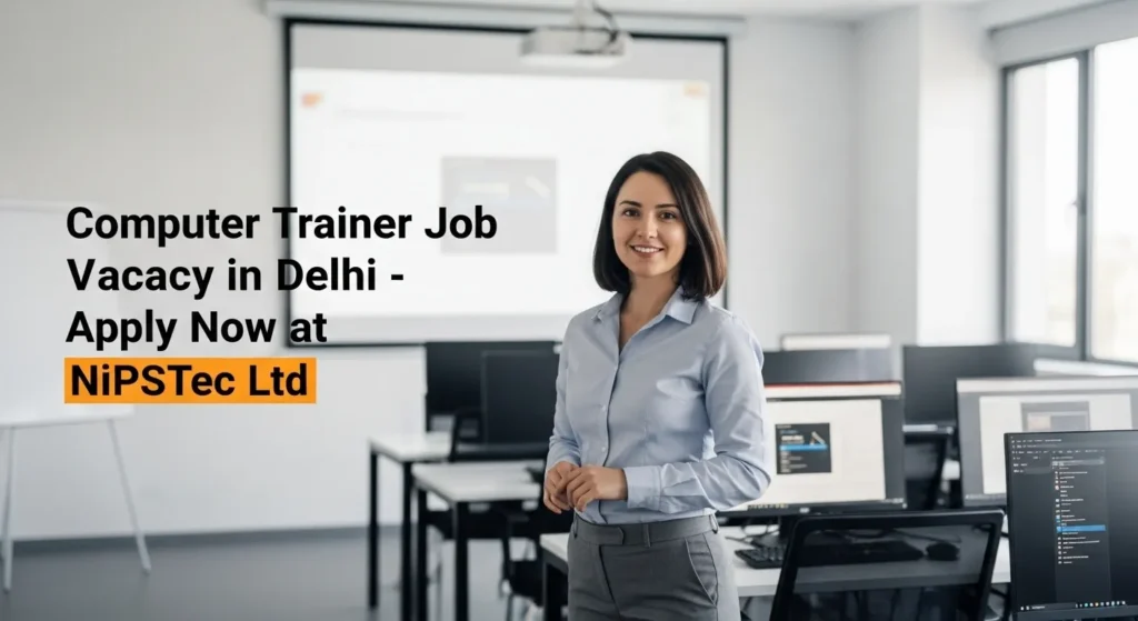 Computer Trainer Job Vacancy in Delhi – Apply Now at NIPSTec Ltd