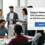 Subject Matter Expert – CFA (Freshers Welcome) at Zell Education, Mumbai