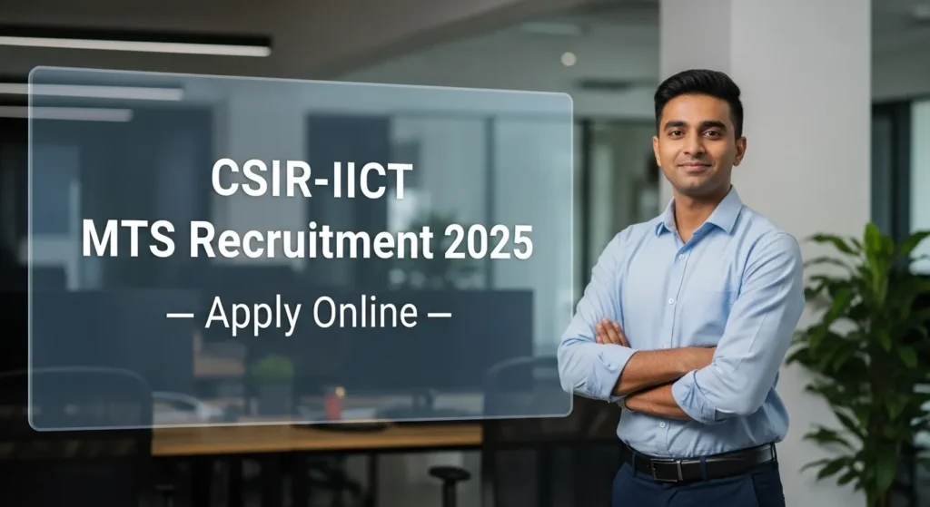 CSIR-IICT MTS Recruitment 2025 — Apply Online
