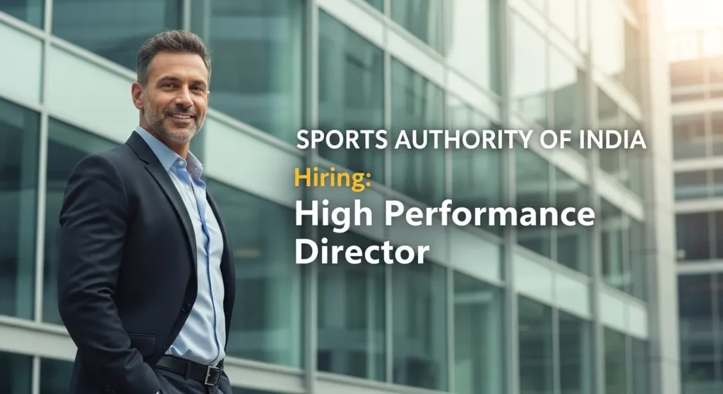 SPORTS AUTHORITY OF INDIA Hiring: High Performance Director