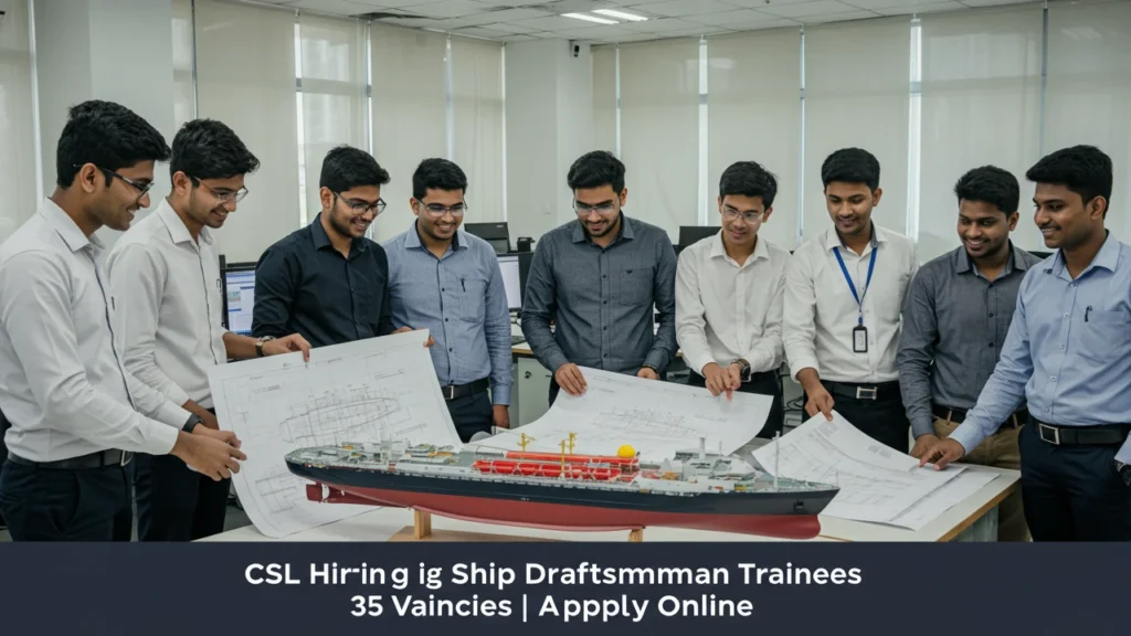 CSL Hiring Ship Draftsman Trainees