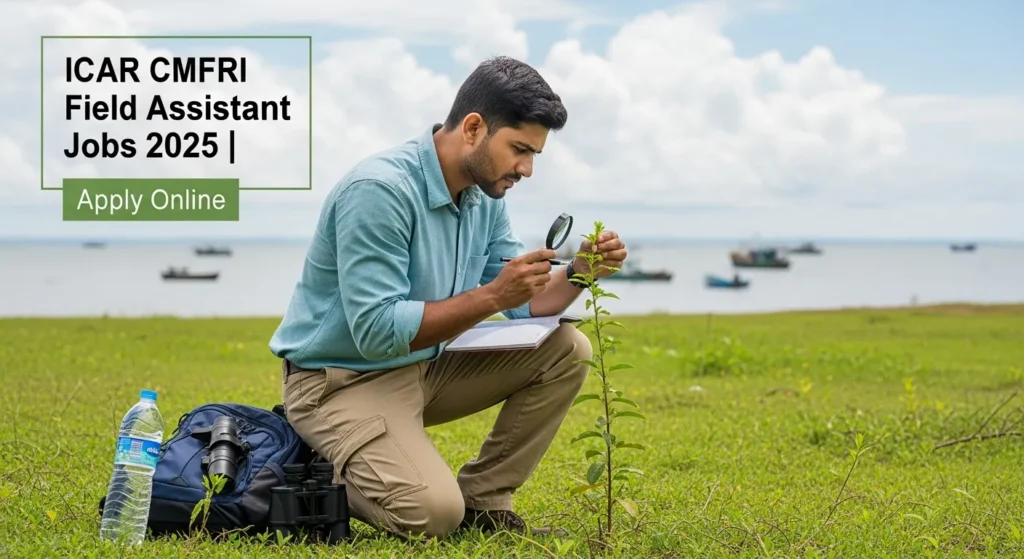 ICAR CMFRI Field Assistant Jobs 2025 | Apply Online