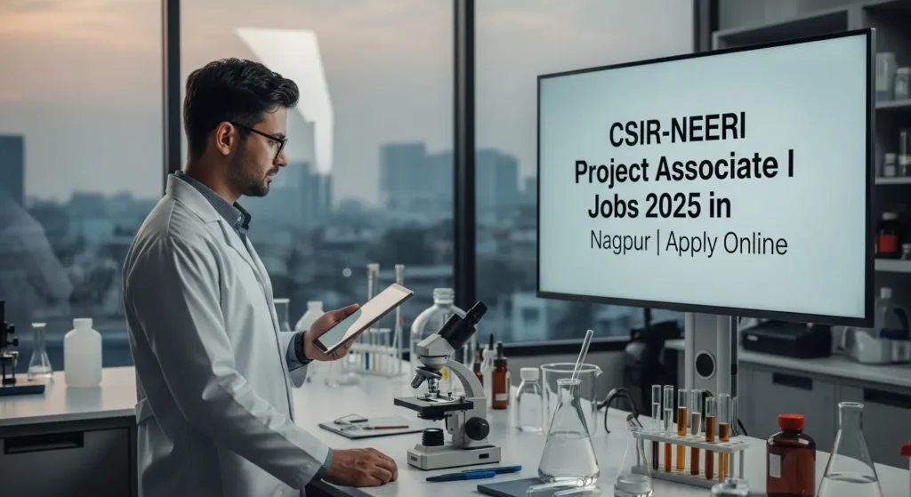 CSIR-NEERI Project Associate I Jobs 2025 in Nagpur | Apply Online