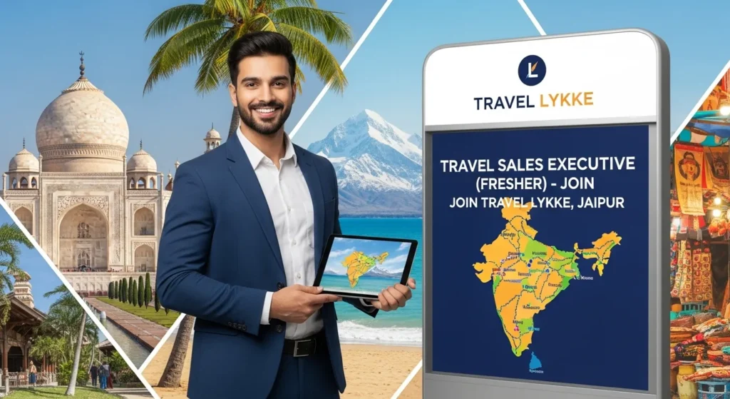 Travel Sales Executive (Fresher) – Join Travel Lykke, Jaipur