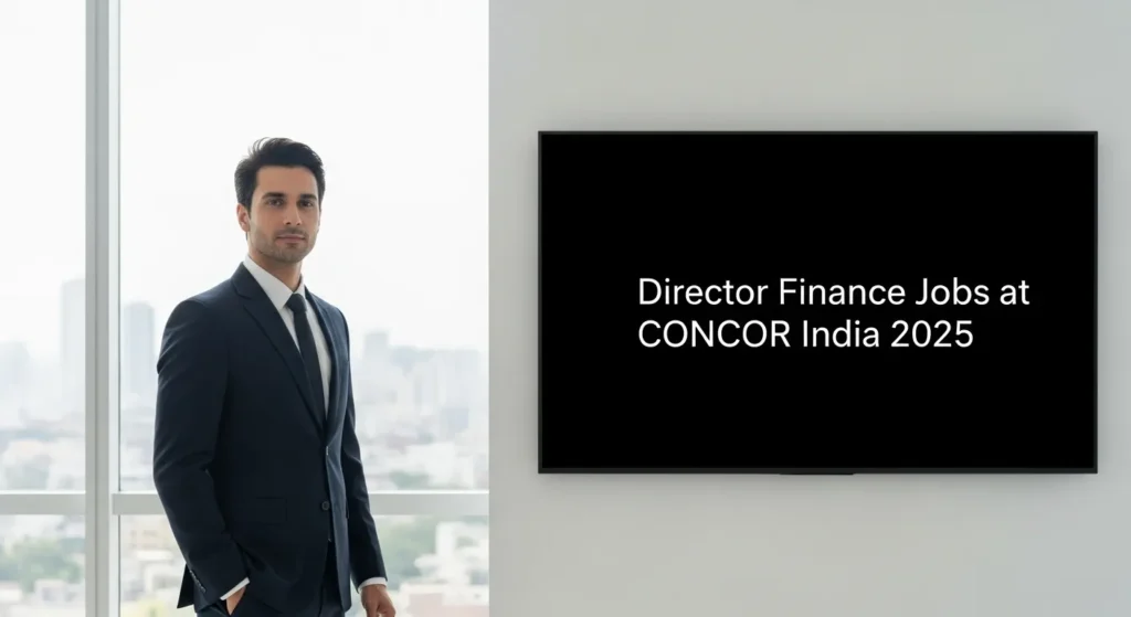 Director Finance Jobs at CONCOR India 2025